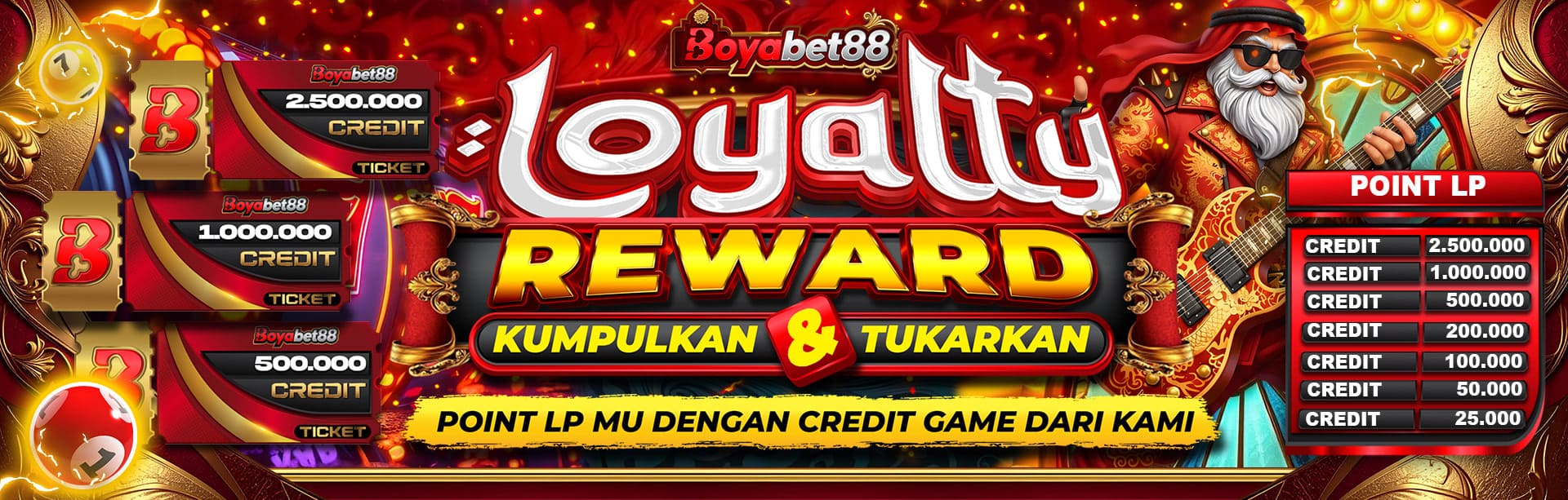 *LOYALTY REWARD BOYABET88