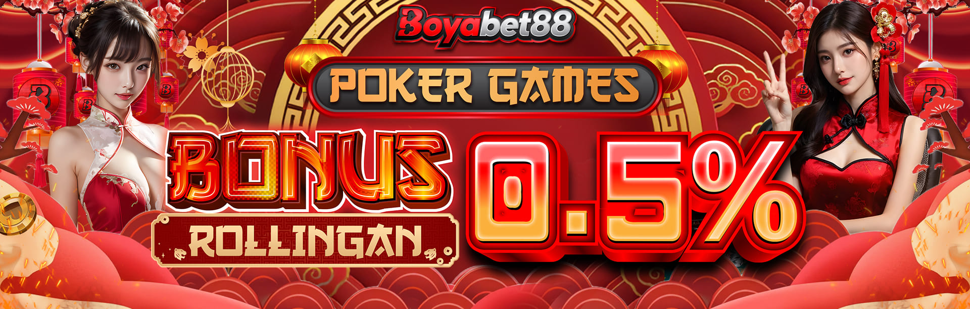 CHINESE NEW YEAR BONUS MINGGUAN POKER