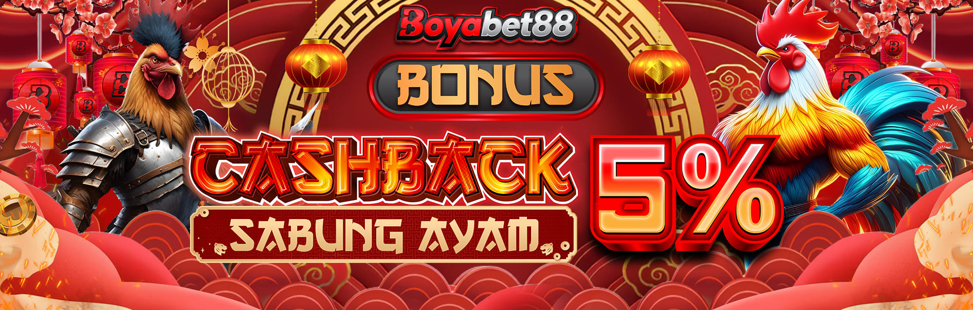 CHINESE NEW YEAR BONUS CASHBACK SABUNG AYAM