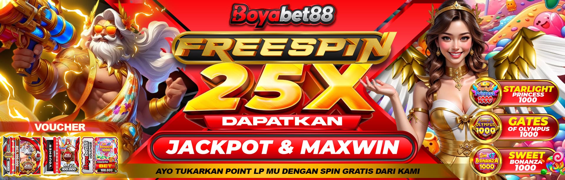 FREESPIN 25X BOYABET88