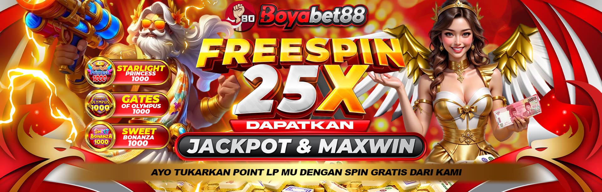 FREESPIN 25X BOYABET88