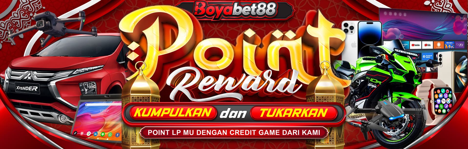 LEBARAN POINT REWARD BOYABET88