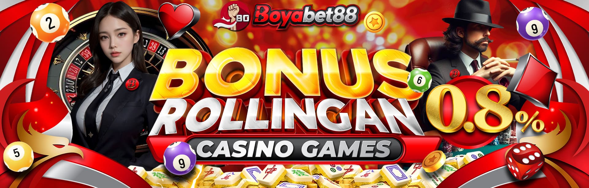 *BONUS MINGGUAN LIVE CASINO	