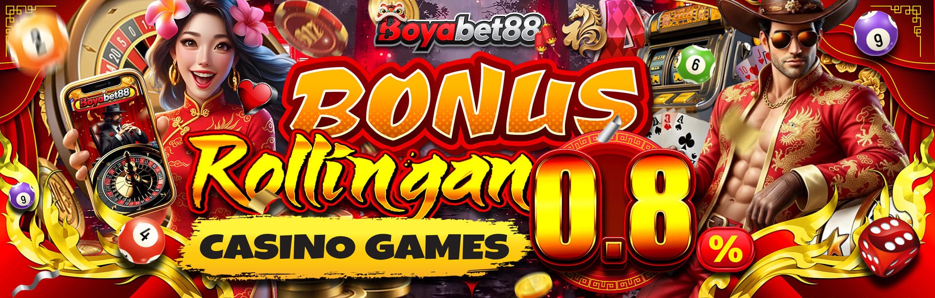 *BONUS MINGGUAN LIVE CASINO	