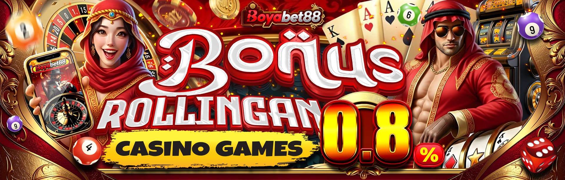 *BONUS MINGGUAN LIVE CASINO	