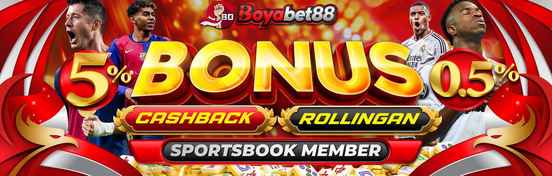 *BONUS CASHBACK SPORTSBOOK	