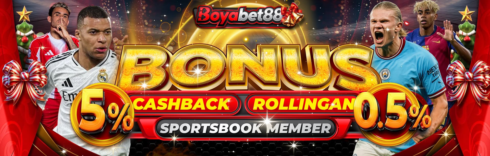 *BONUS CASHBACK SPORTSBOOK	
