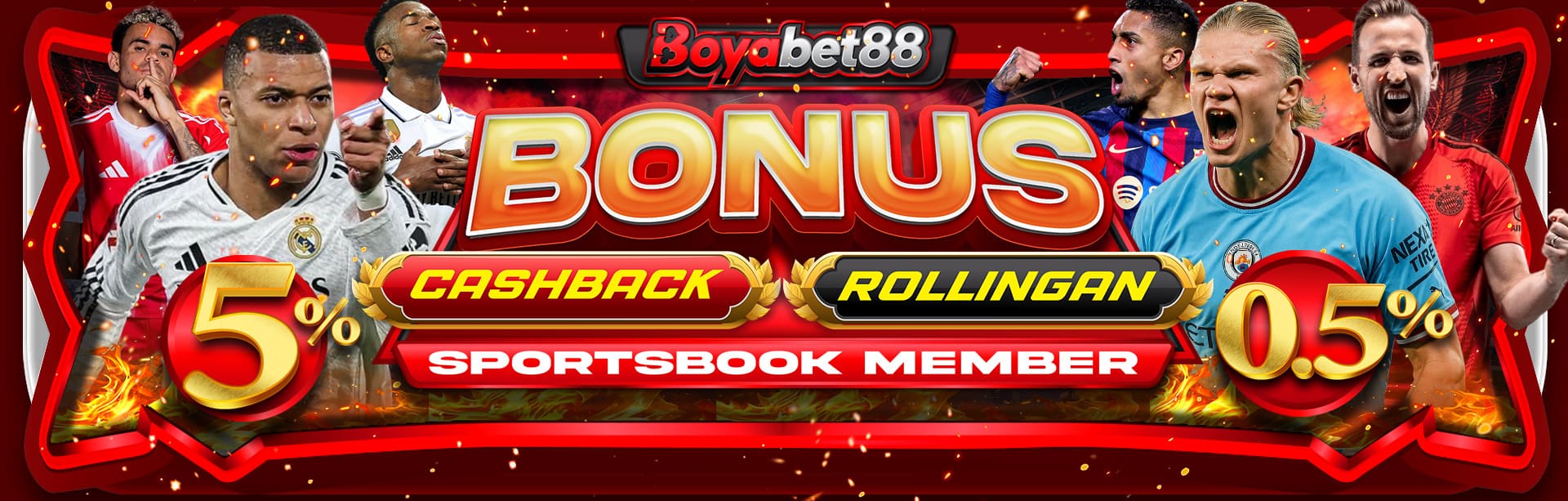 *BONUS CASHBACK SPORTSBOOK	