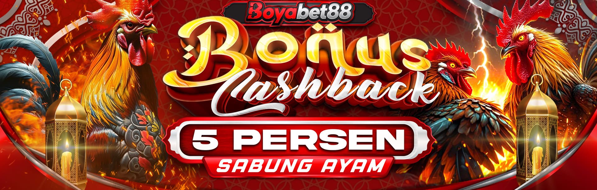 LEBARAN BONUS CASHBACK SABUNG AYAM