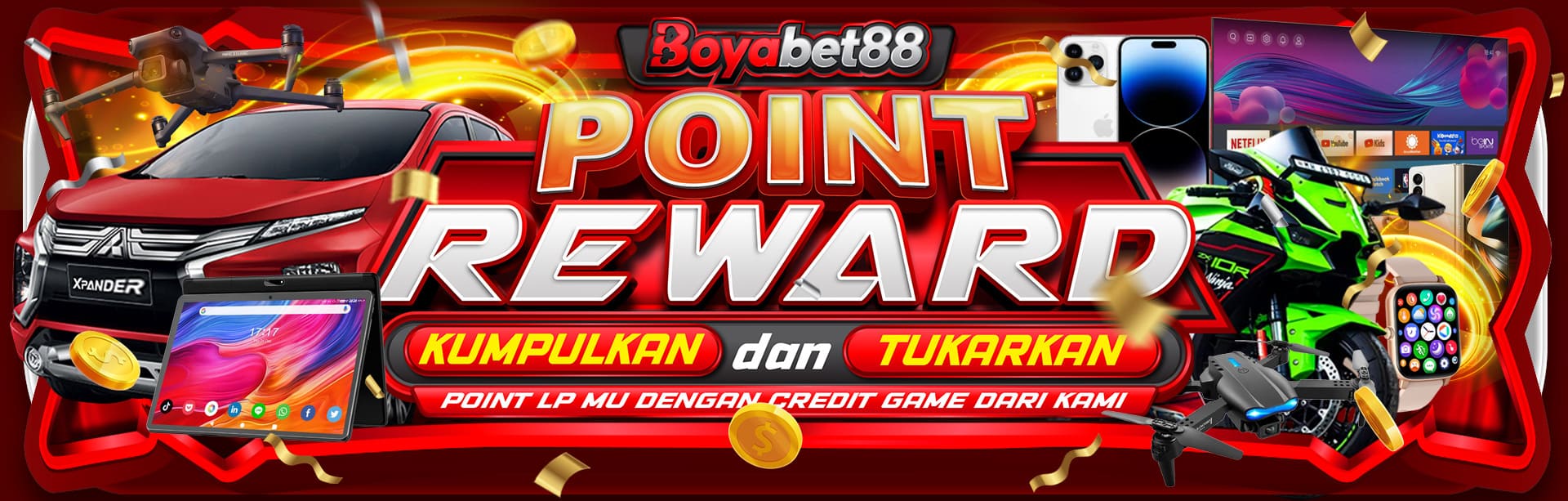 *POINT REWARD BOYABET88