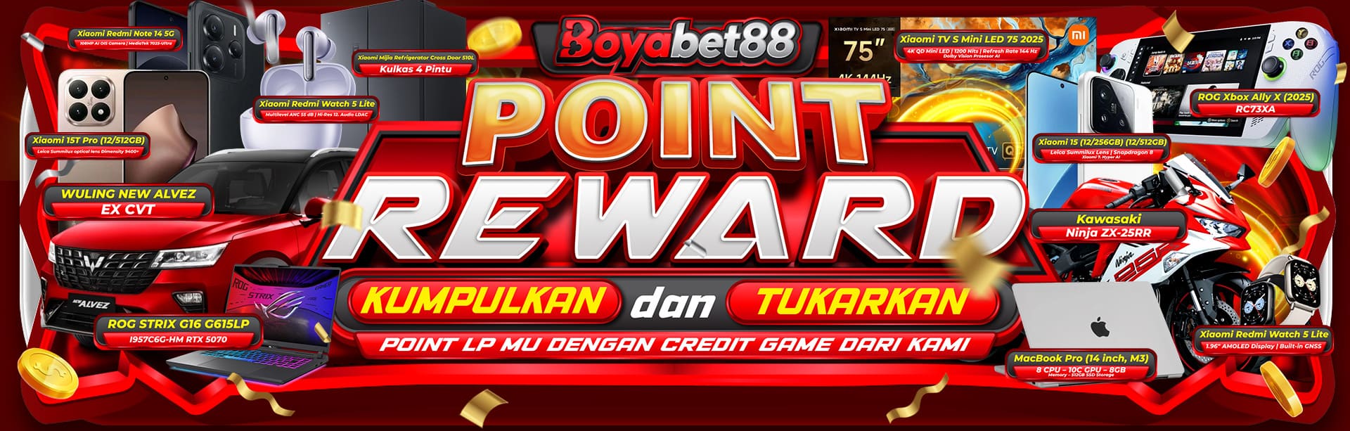 *POINT REWARD BOYABET88