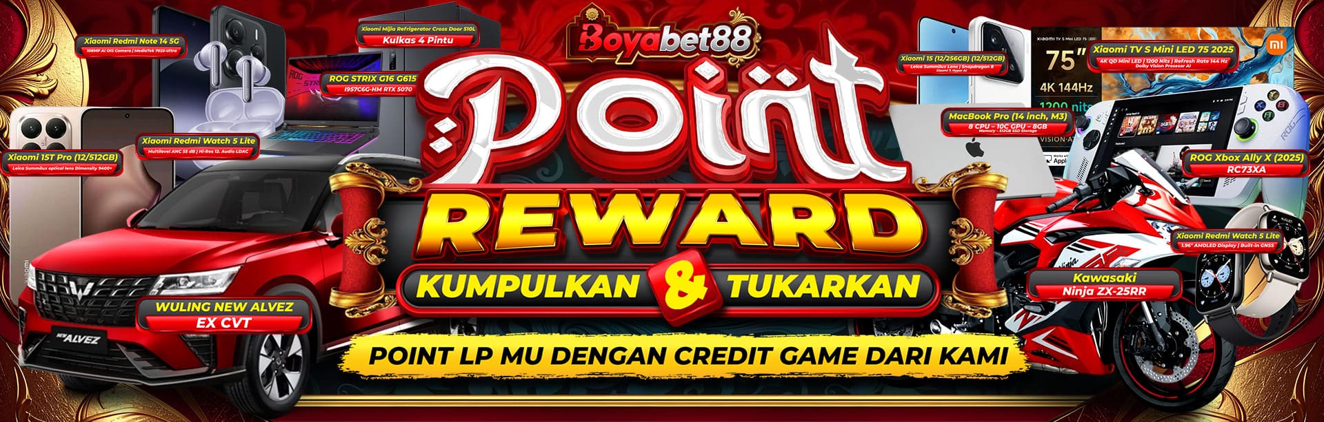 *POINT REWARD BOYABET88