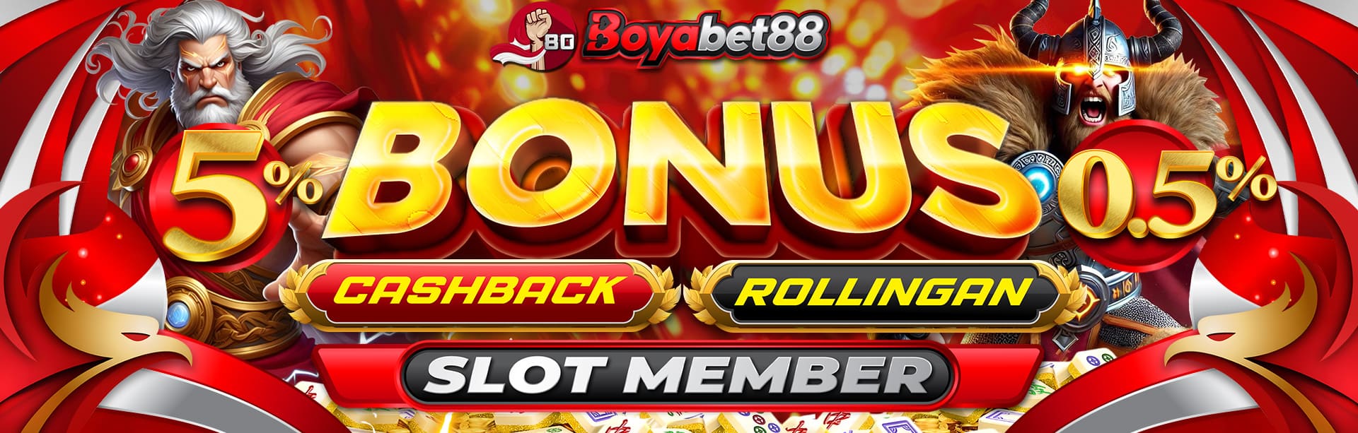 *BONUS MINGGUAN SLOT	