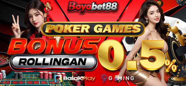 *BONUS MINGGUAN POKER	