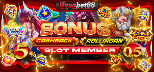 *BONUS MINGGUAN SLOT	