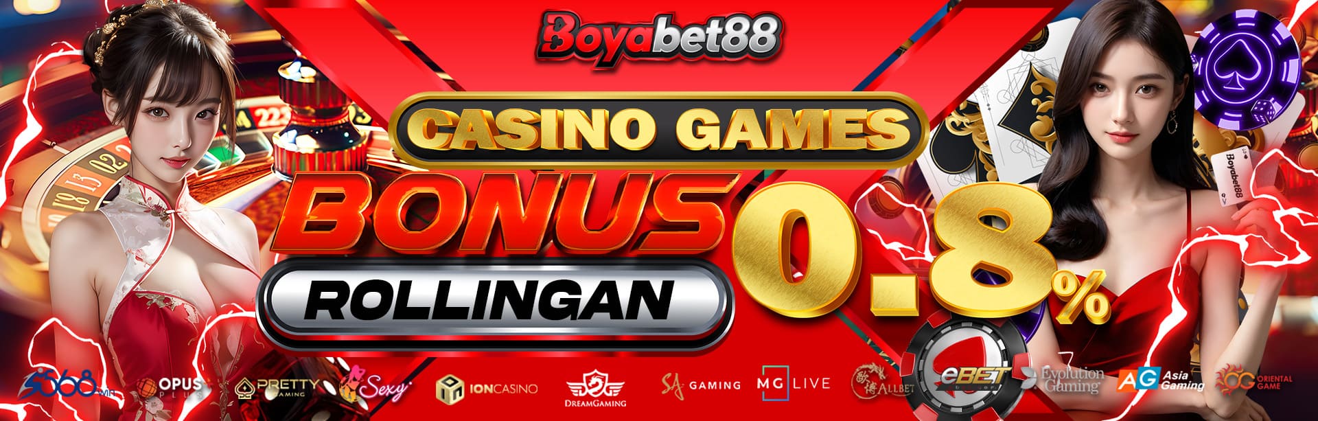 BONUS MINGGUAN LIVE CASINO	