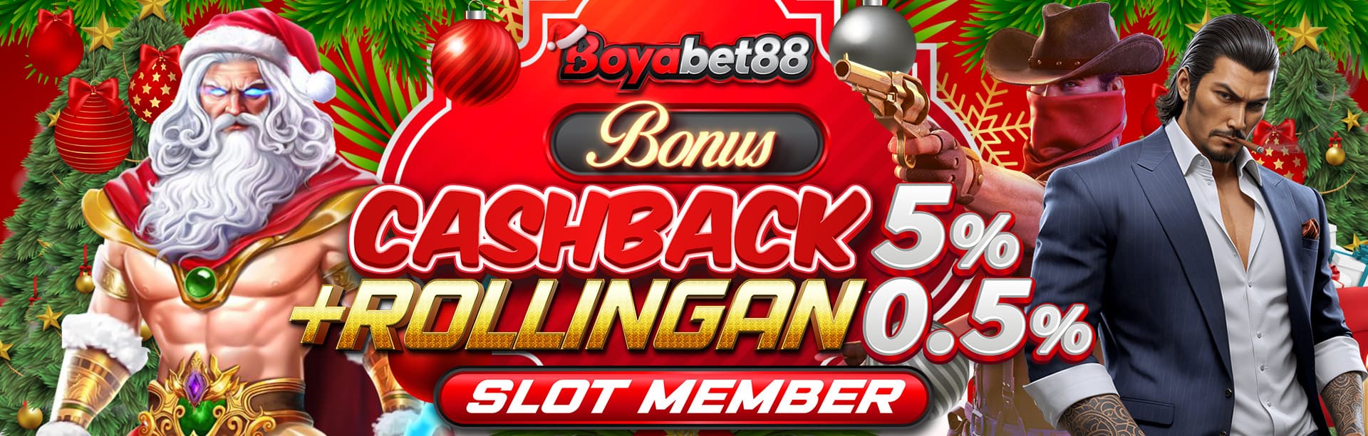 CHRISTMAS BONUS MINGGUAN SLOT	