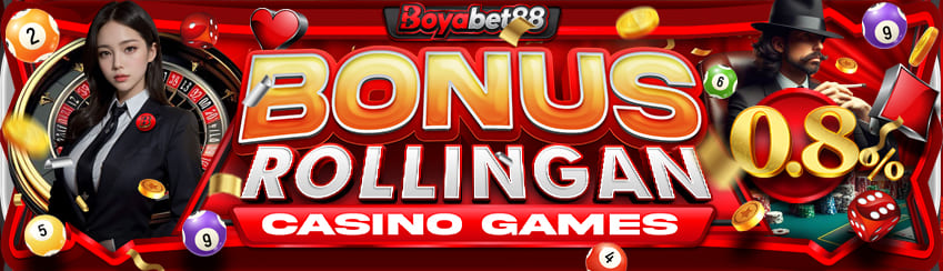 BONUS MINGGUAN LIVE CASINO